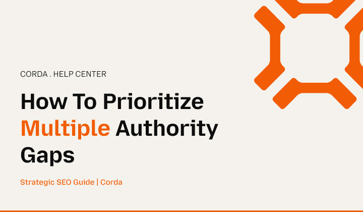 How To Prioritize Multiple Authority Gaps