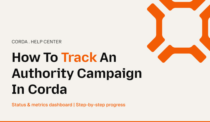 How To Track An Authority Campaign In Corda