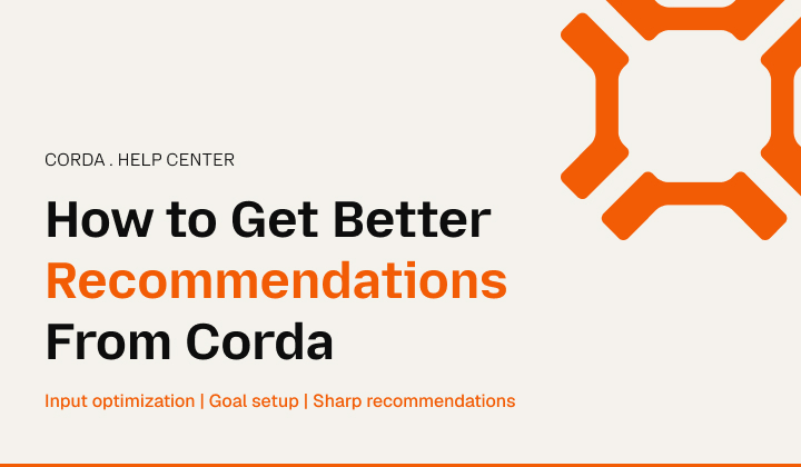 How To Get Better Recommendations From Corda